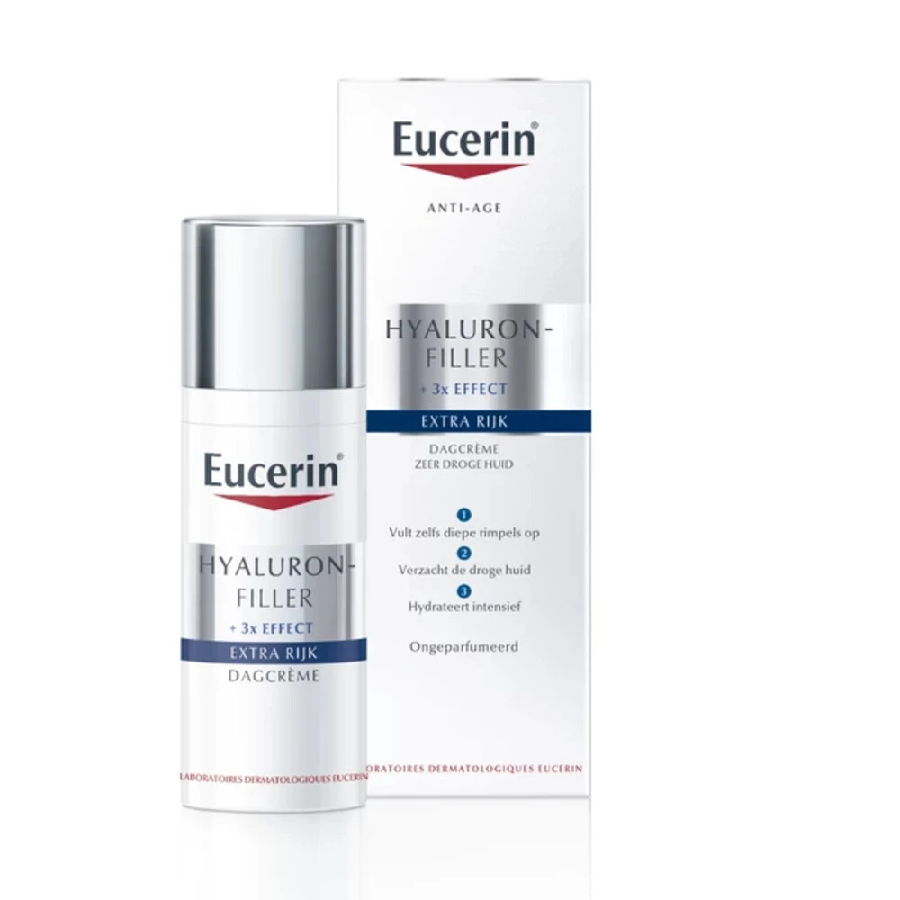 Eucerin Hyaluron-Filler Dagcreme Extra Rijk 4 Eucerin Hyaluron-Filler Dagcreme Extra Rijk - Afbeelding 2