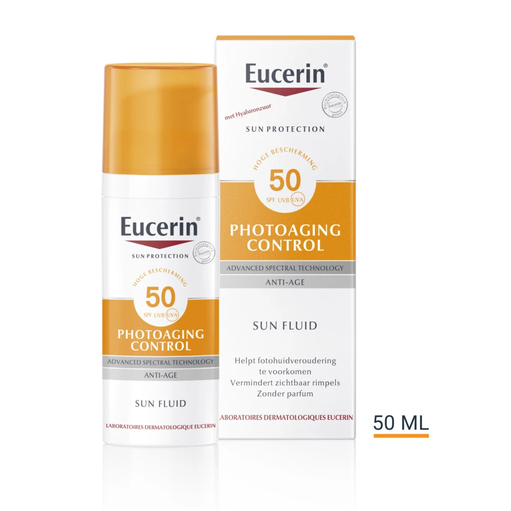 Eucerin Sun Fluid Anti Age SPF 50 4 Eucerin Sun Fluid Anti Age SPF 50 - Afbeelding 2