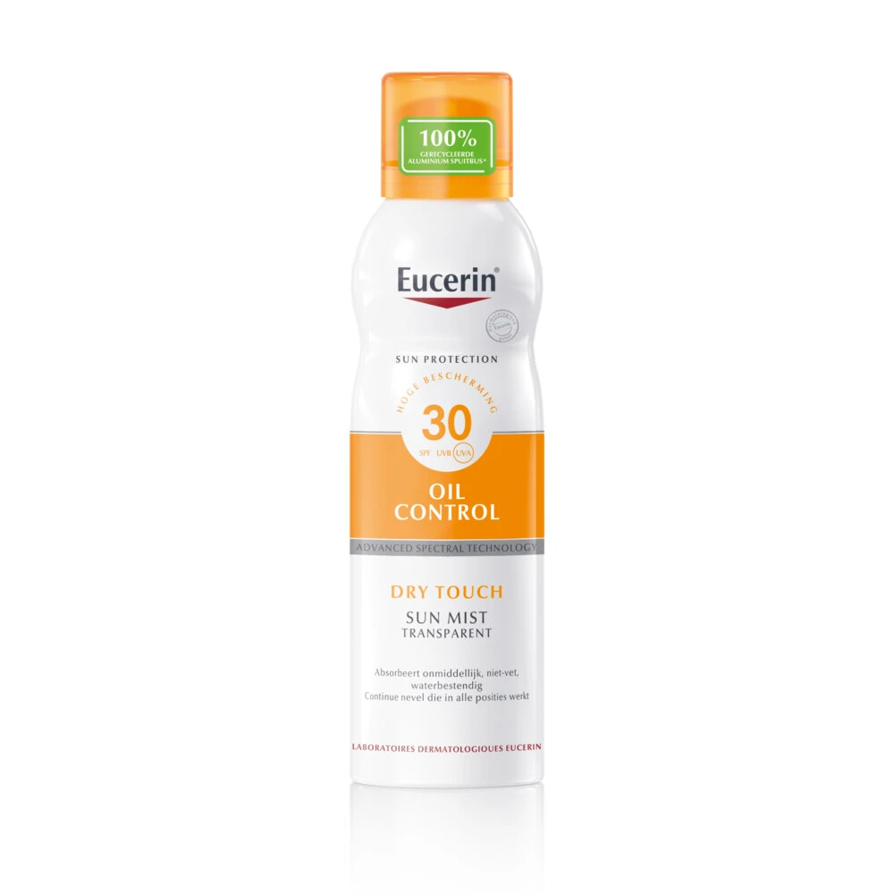 Eucerin Zonnespray Sun Oil Control Mist Transparent Dry Touch SPF 30 3 Eucerin Zonnespray Sun Oil Control Mist Transparent Dry Touch SPF 30